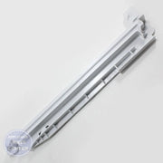 GE REFRIGERATOR LEFT HAND VEGETABLE PAN SIDE SLIDE WR17X10861 - Main view showing vegetable storage for various GE models