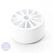 GE REFRIGERATOR MOBILITY WHEEL WR02X10480 - Main view showing enhanced mobility for GE refrigerator models