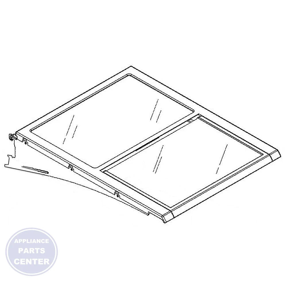 GE REFRIGERATOR QUICK SPACE SHELF WR71X30139 - Main view showing adjustable design for various GE models