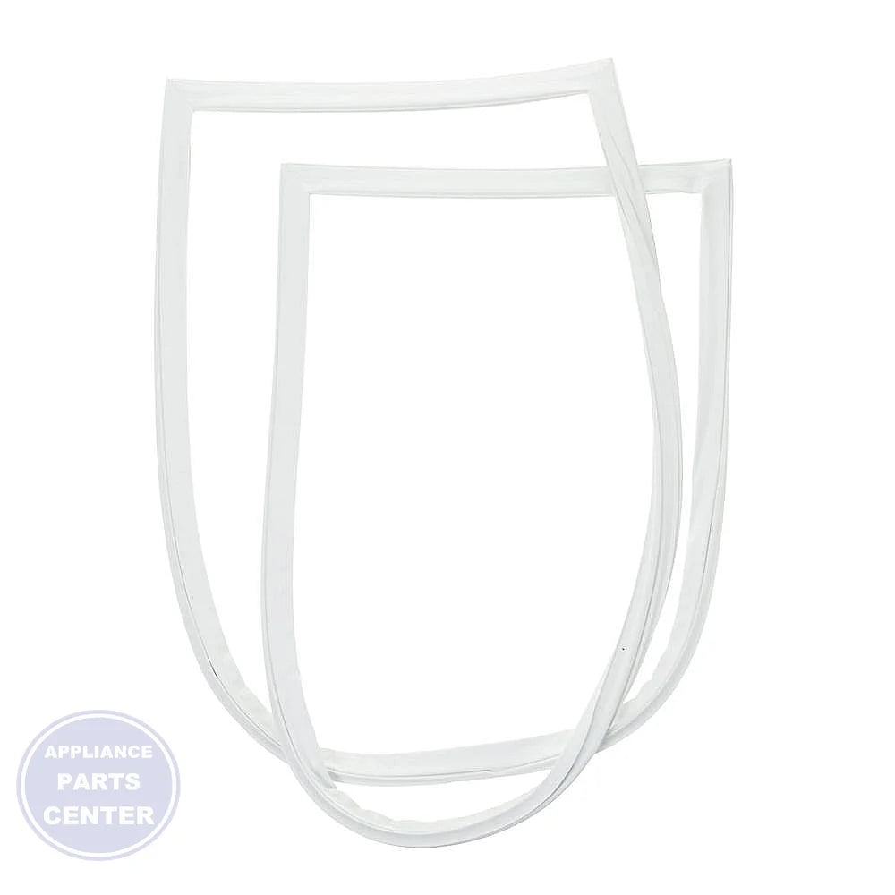 GE REFRIGERATOR SIDE-BY-SIDE DOOR GASKET WR24X10298 - Main view showing tight seal for GE models