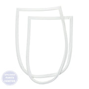 GE REFRIGERATOR SIDE-BY-SIDE DOOR GASKET WR24X10298 - Main view showing tight seal for GE models