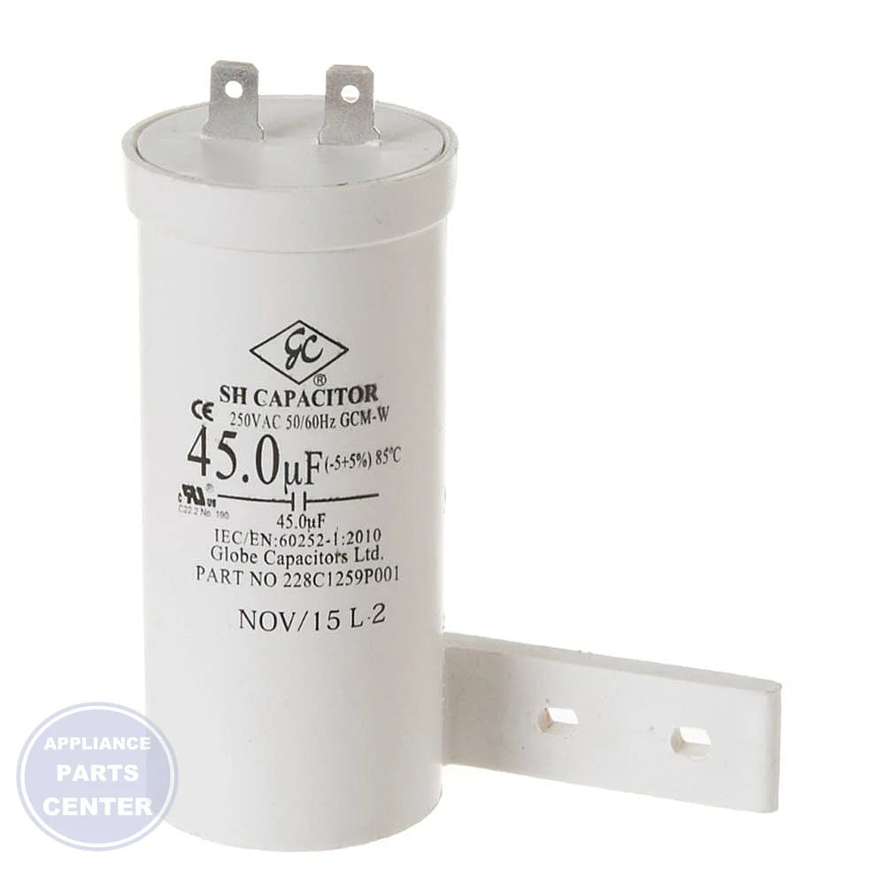 GE RUN CAPACITOR WH12X10513 - Main view showing power boost for XYZ and ABC models