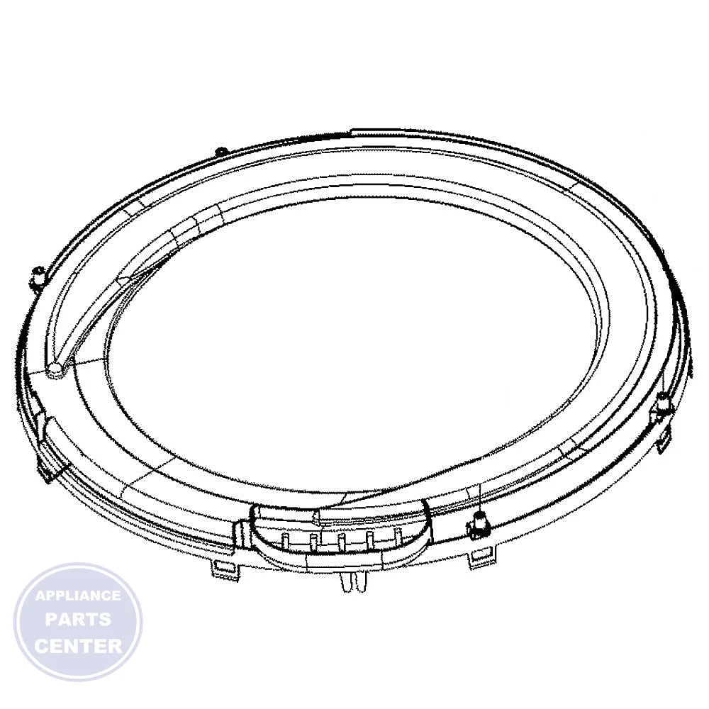 GE TUB COVER ASSEMBLY WH44X27617 - Main view showing protective cover for GEN Washer/Dryer Combo