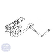 GE VALVE AND BURNER ASSEMBLY WE03X27426 - Main view showing efficient heating for GEN Washer/Dryer Combos