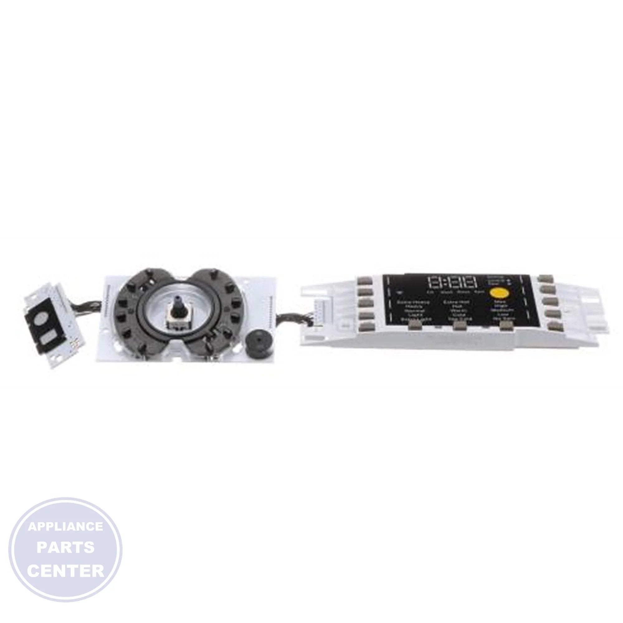 GE WASHER USER INTERFACE BOARD WH22X34938 - Main view showing control panel for specific models