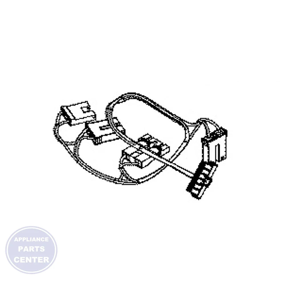 GE WATER VALVE HARNESS WH08X29860 - Main view showing water flow control for specific models