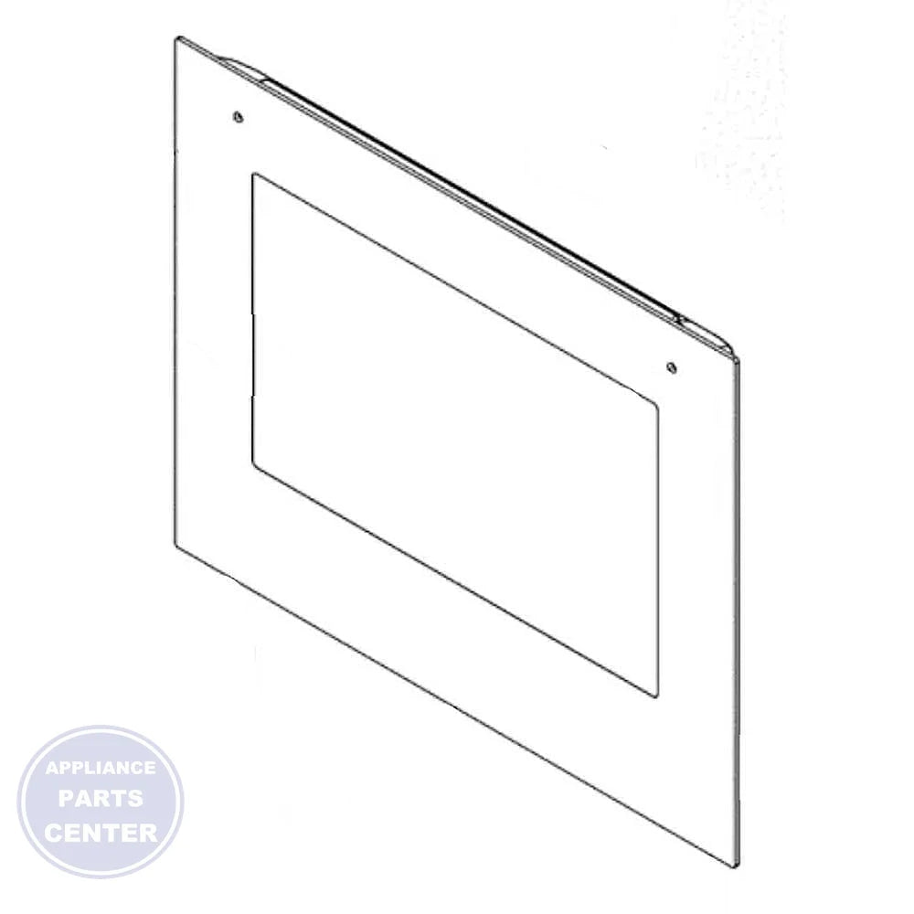 [Brand] GLASS 342841147 - Main view showing clear visibility for WCI Range/Stove/Oven models