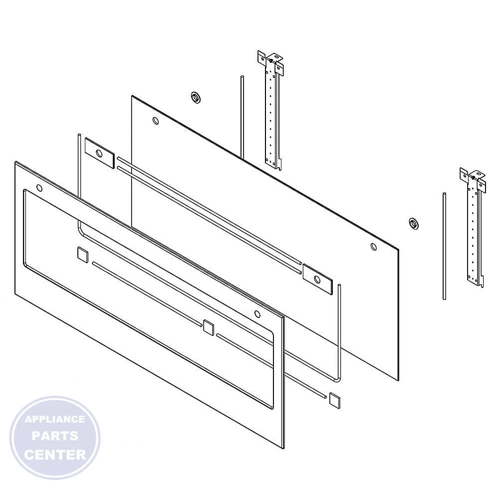 WPL GLASS-DOOR W11110513 - Main view showing elegant design for various WPL models