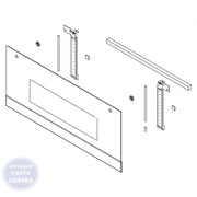WPL GLASS-DOOR W11654089 - Main view showing clear design for various WPL models