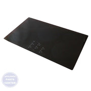 GEH GLASS MAINTOP BLACK WB62X10056 - Main view showing sleek design for GEH models