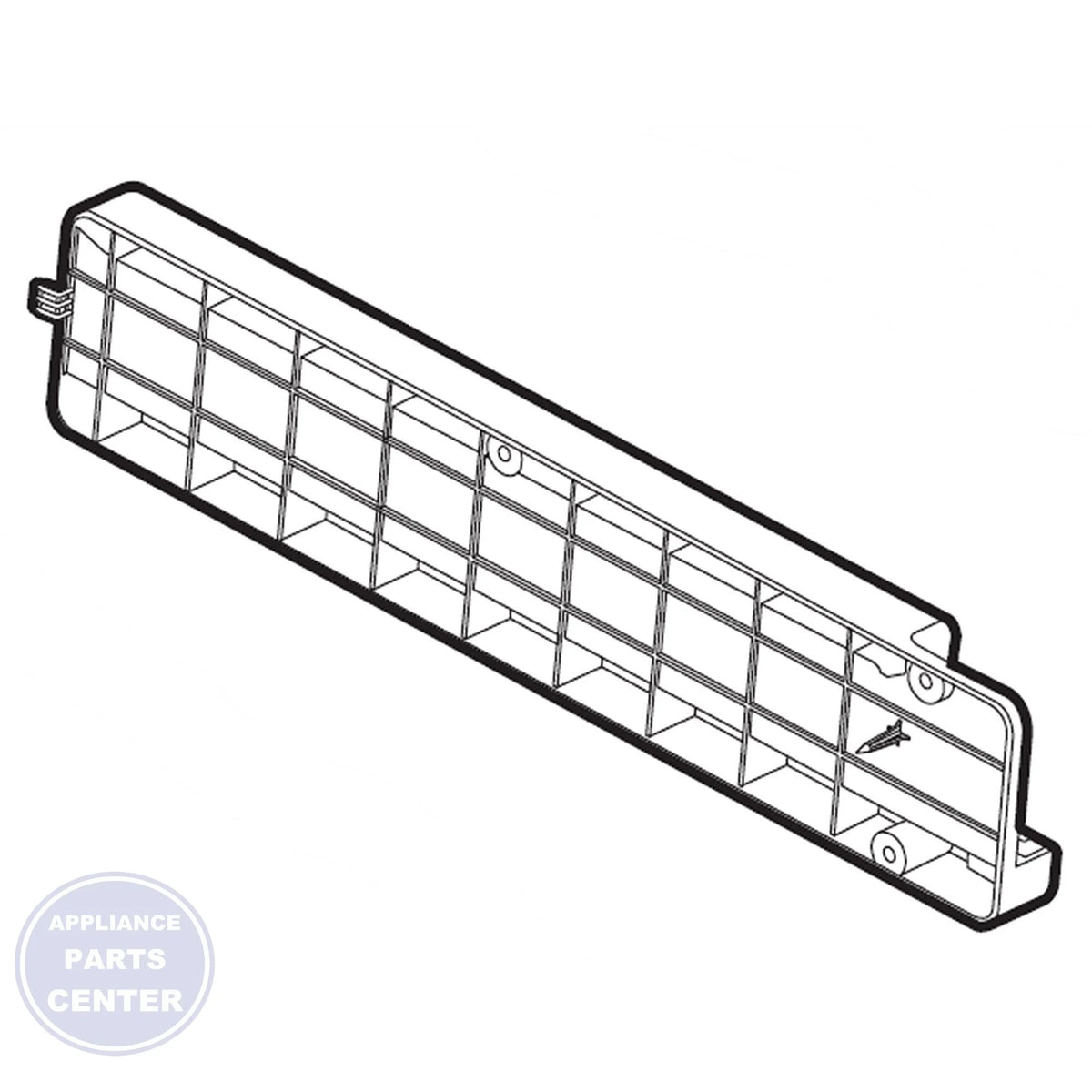 L-G GUIDE,RAIL MEA65450001 - Main view showing essential support for specific models