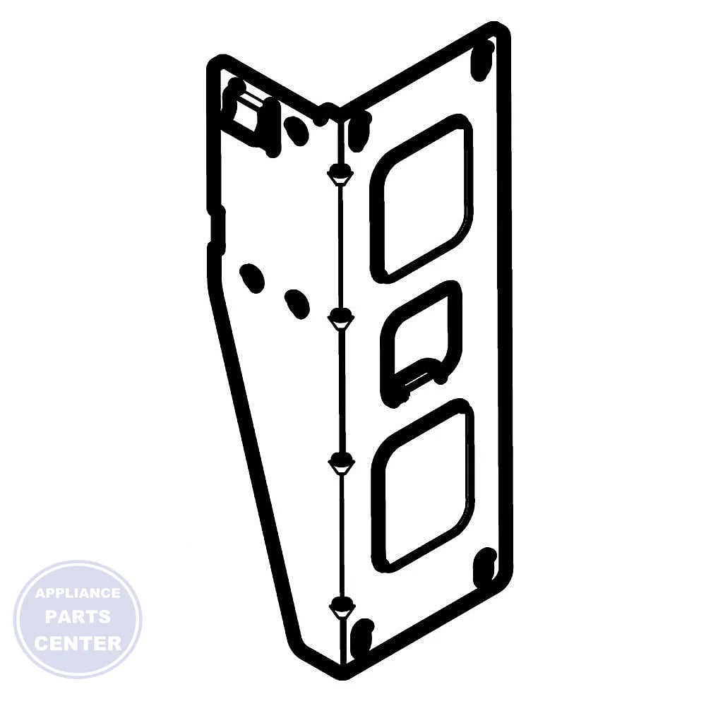 SAM HANGER-RAIL FRONT L;AW-PJT DA61-04840A - Main view showing durable construction for Samsung models