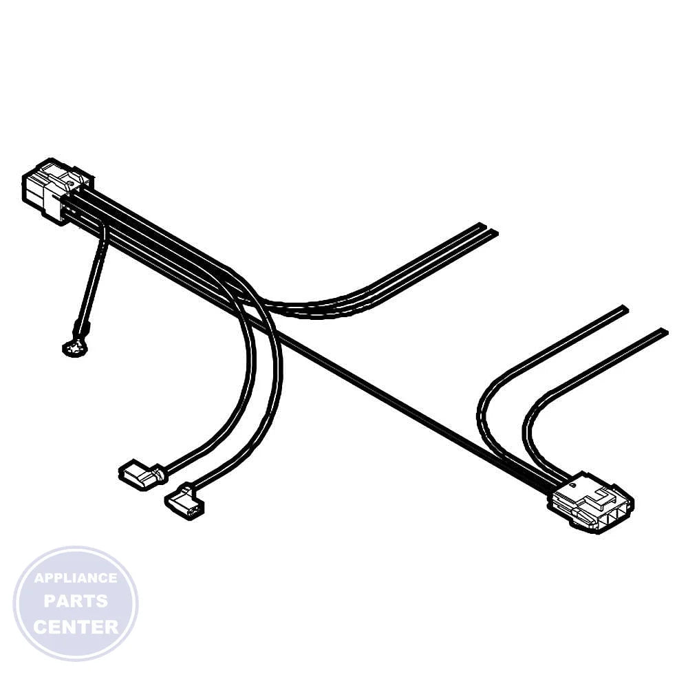 WCI HARNESS-MAIN 297334003 - Main view showing connection points for WCI Refrigerator models