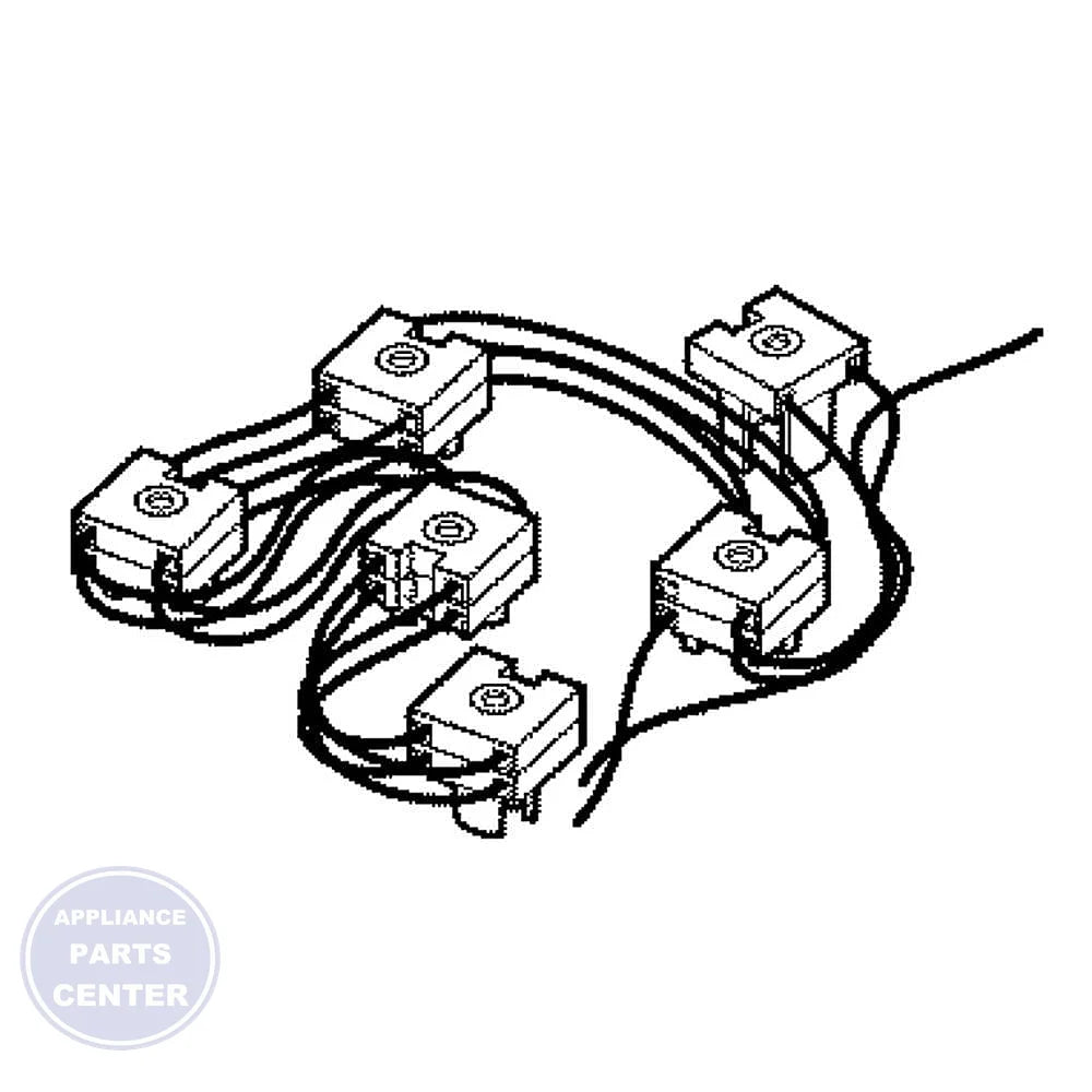 GEH HARNESS WIRE SWITCH WB18X25930 - Main view showing wire connectors for GEH models