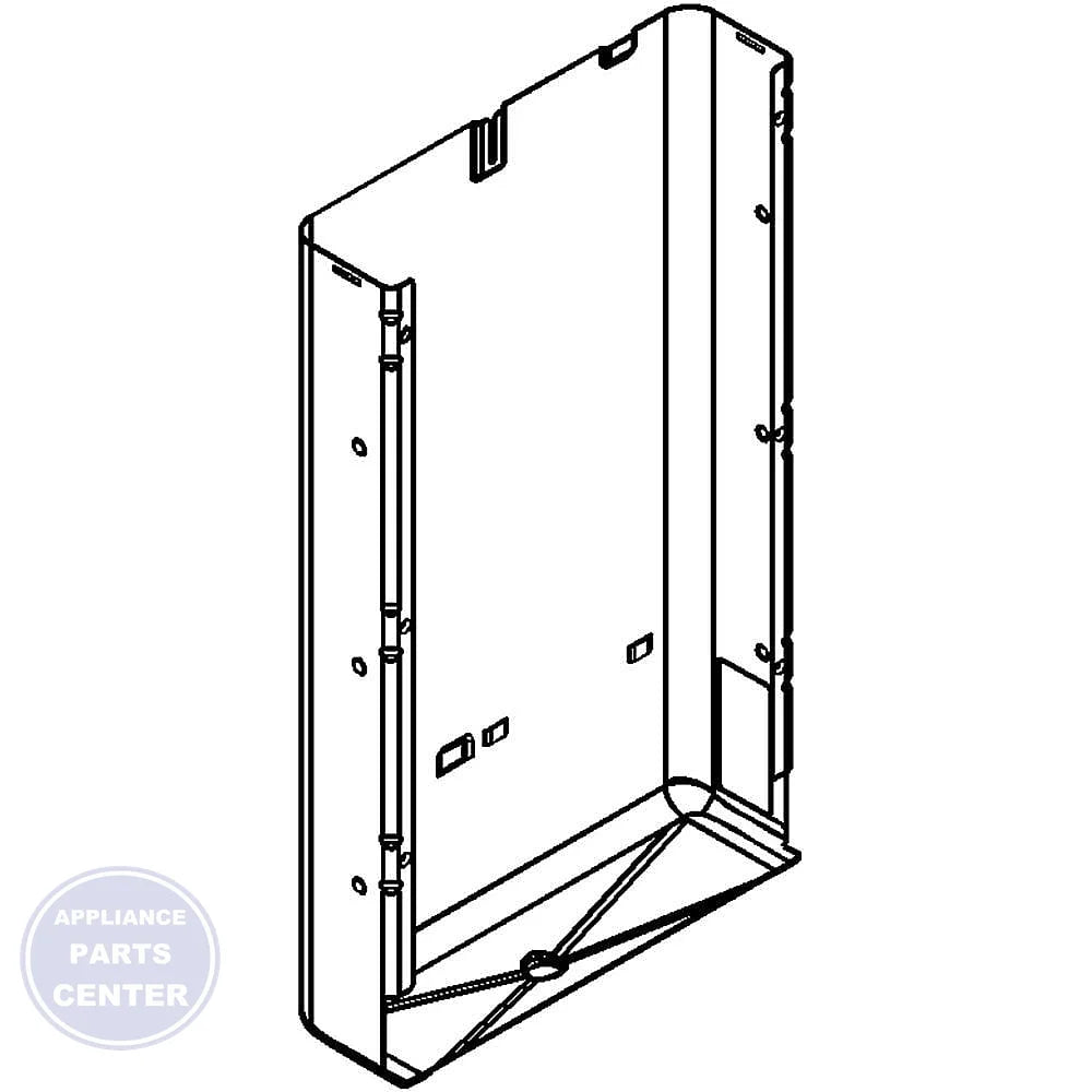 WPL HEAT SHIELD & DRAIN PAN W10194475 - Main view showing heat distribution for specific models