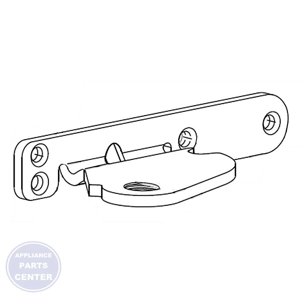 GEH HINGE CENTER WR13X29171 - Main view showing door support for various GEH models
