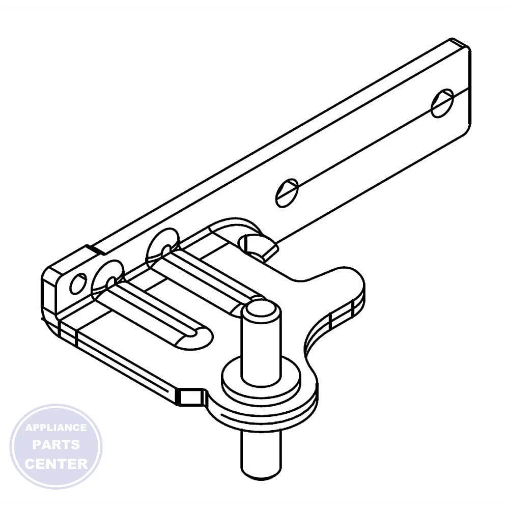 WPL HINGE-DOOR W11022529 - Main view showing heavy-duty construction for WPL refrigerator models