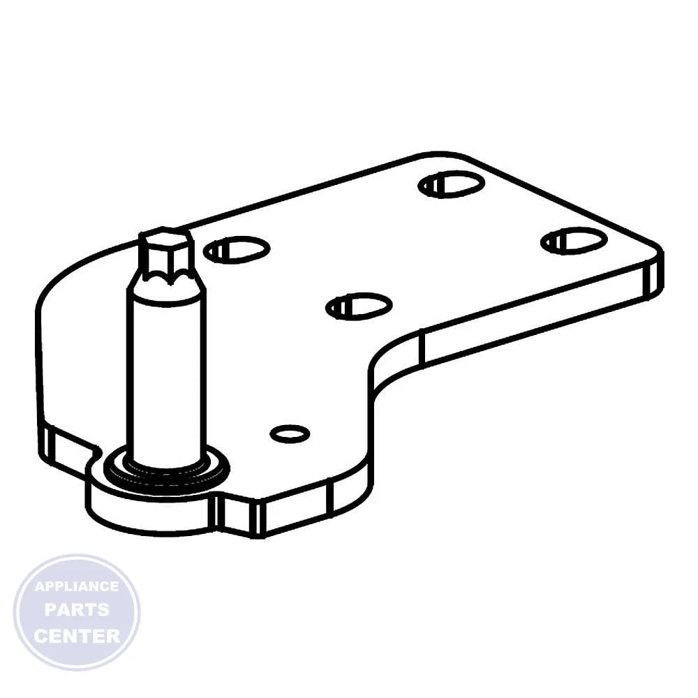 WPL HINGE-DOOR W11312624 - Main view showing smooth operation for specific models