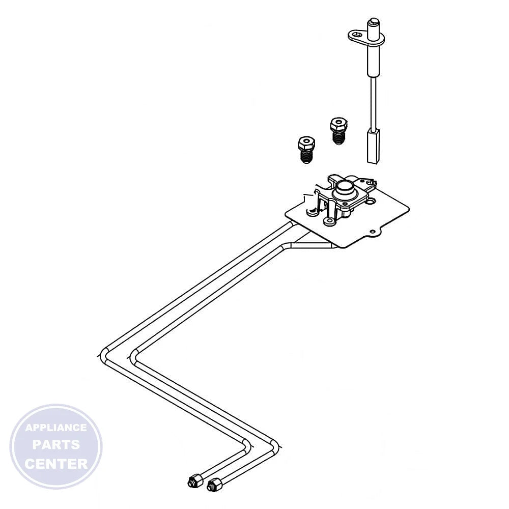 WHIRLPOOL HOLDER-ORF W11333306 - Main view showing secure panel placement for WPL Range models