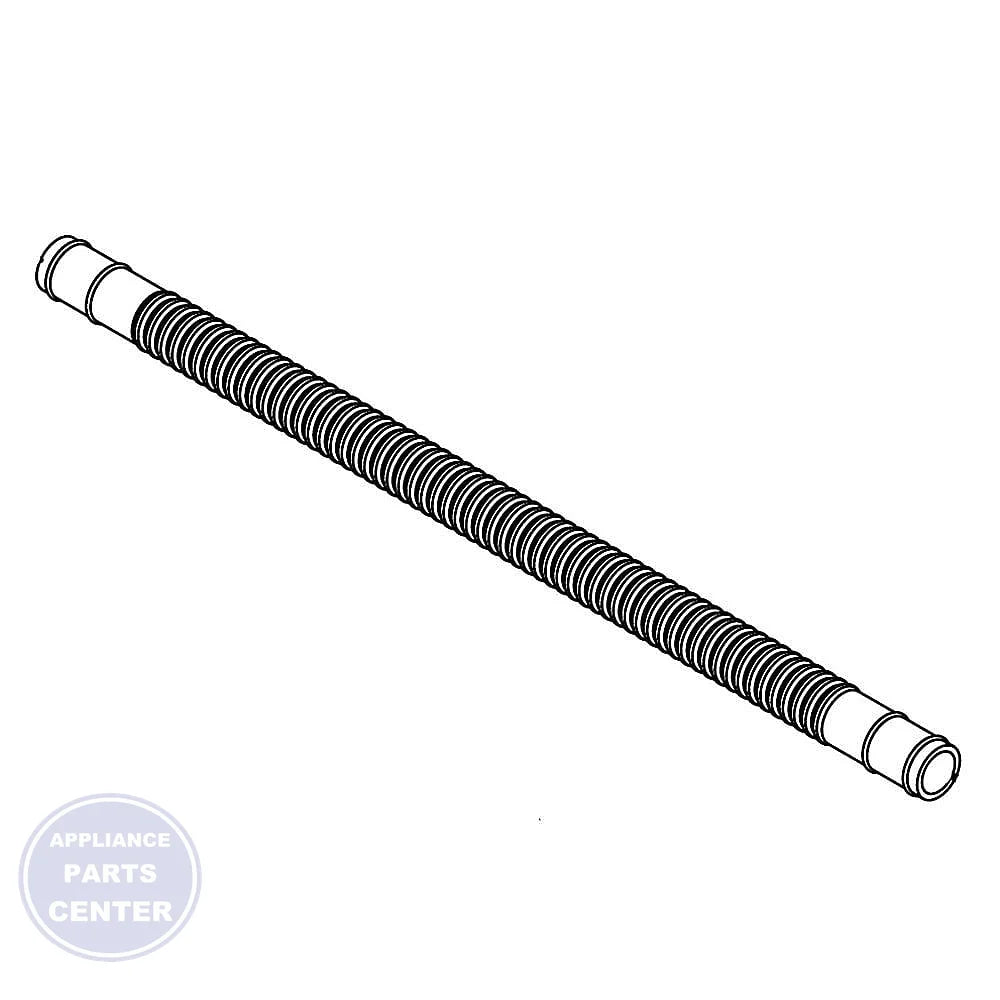 WPL HOSE WPW10577787 - Main view showing water flow compatibility for specific models