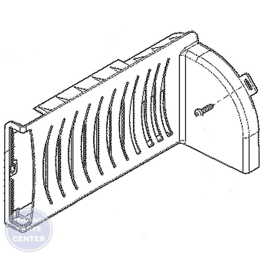 WCI HOUSING-DIFFUSER & 242014301 - Main view showing airflow regulation for XYZ-100 model