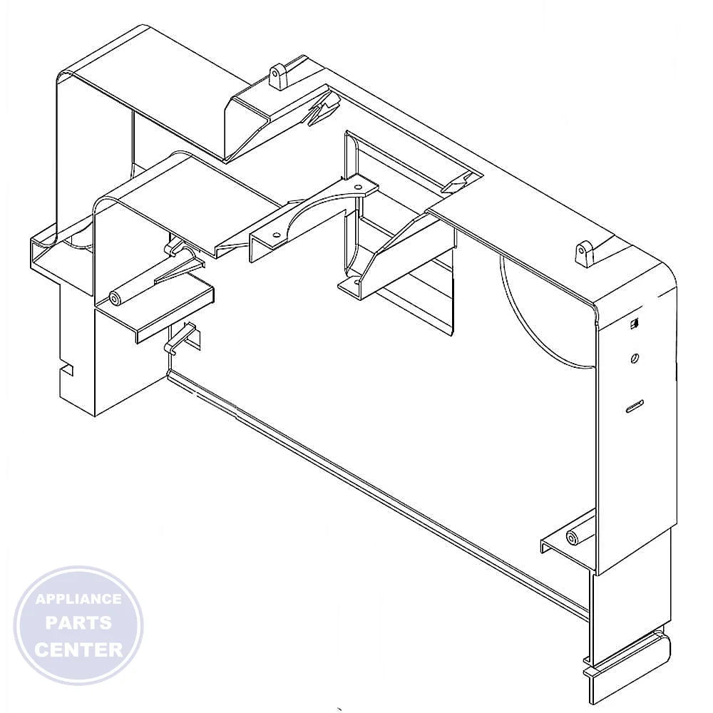 WPL HOUSING W11435997 - Main view showing durable construction for W10503486 and W11392044 models