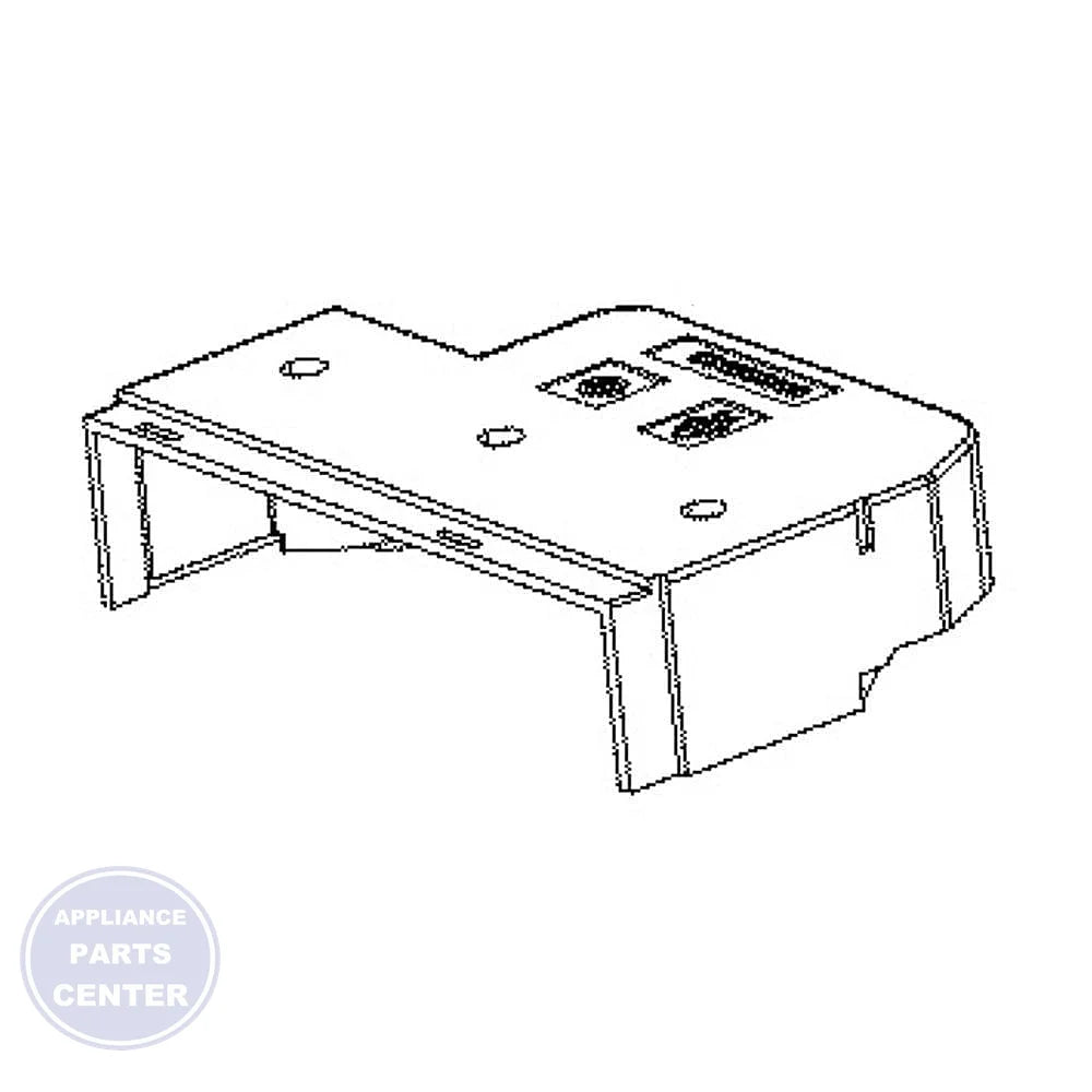 GEH INDOOR FAN SHROUD UPPER WJ76X22153 - Main view showing improved cooling efficiency for GEH Model X