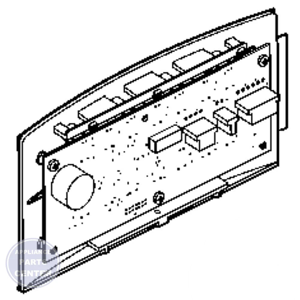 GEH WR55X11060 INTERFACE DISPENSER ASM. - Main view showing control panel for GEH XYZ and ABC models