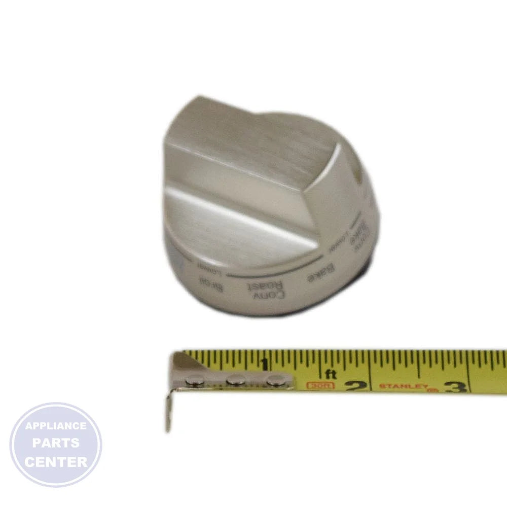 KNOB ASSEMBLY AEZ74653702 - Side view with precise measurements