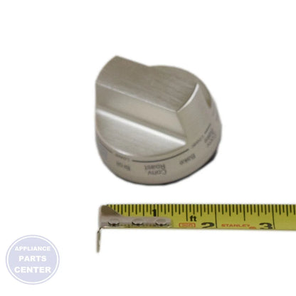 KNOB ASSEMBLY AEZ74653702 - Side view with precise measurements