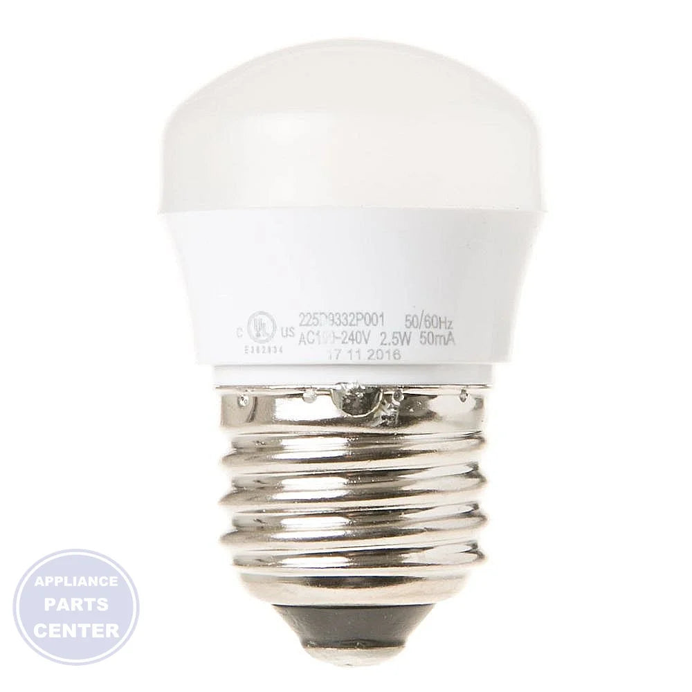 GEH LED BULB WR02X25868 - Main view showing bright illumination for GEH refrigerators