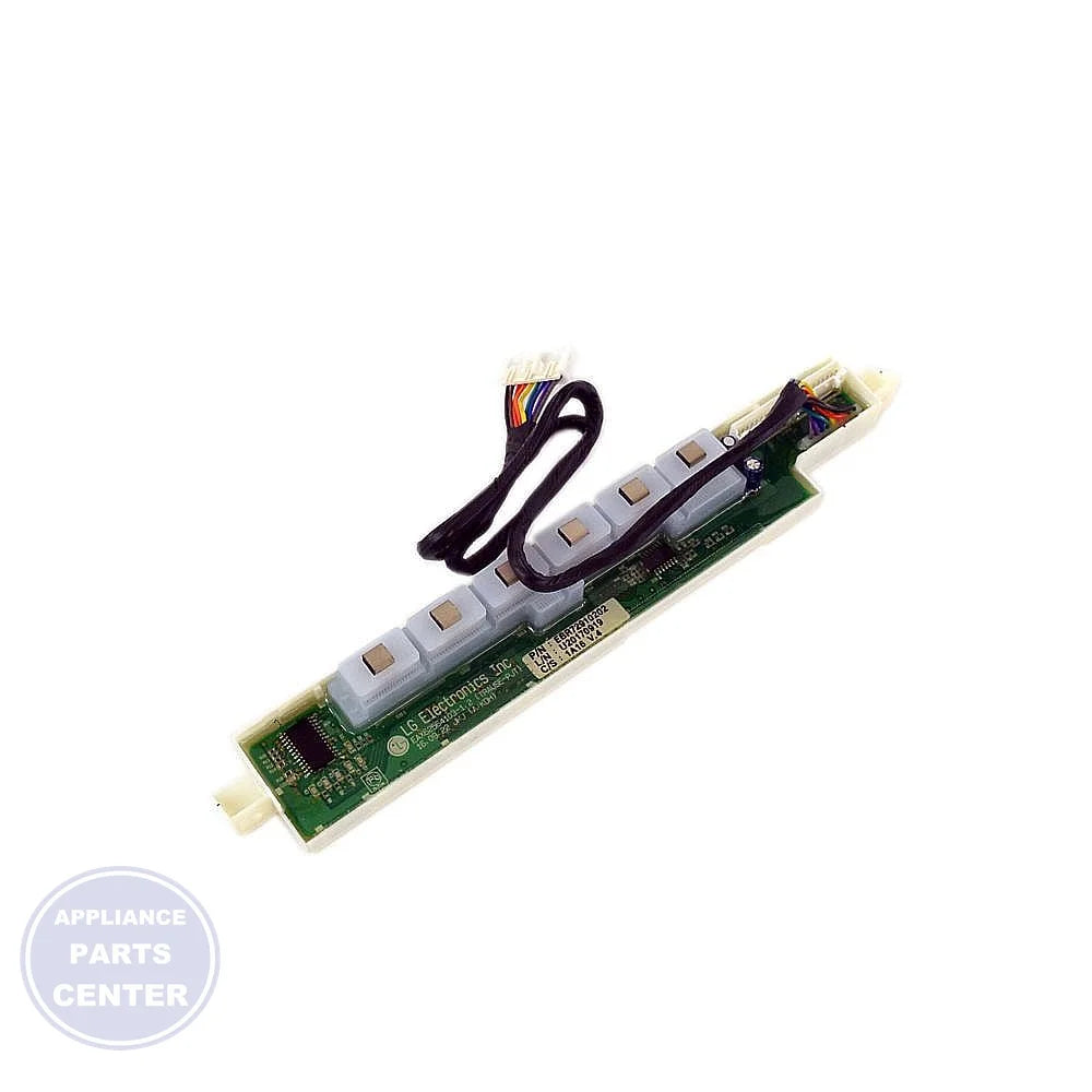LG Dishwasher Display Printed Circuit Board Assembly EBR72910202 - Main view showing key features for specific models