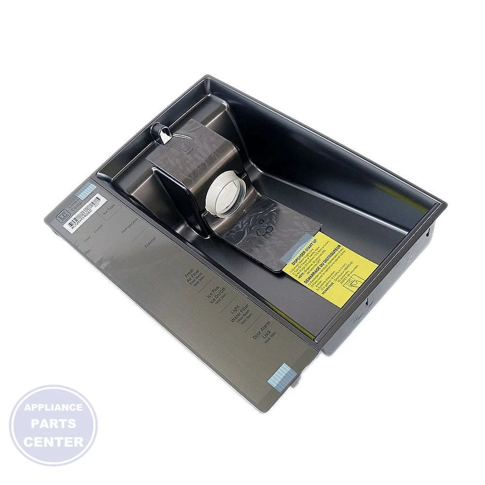 LG DISPLAY ASSEMBLY COVER ACQ85430262 - Main view showing precise fit for LGE Refrigerator models