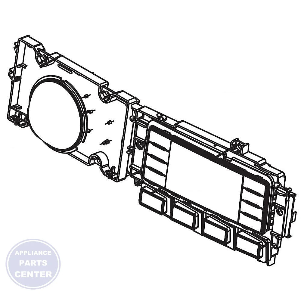 LG DISPLAY PCB ASSEMBLY EBR75092930 - Main view showing precise electronic components for LG appliance models