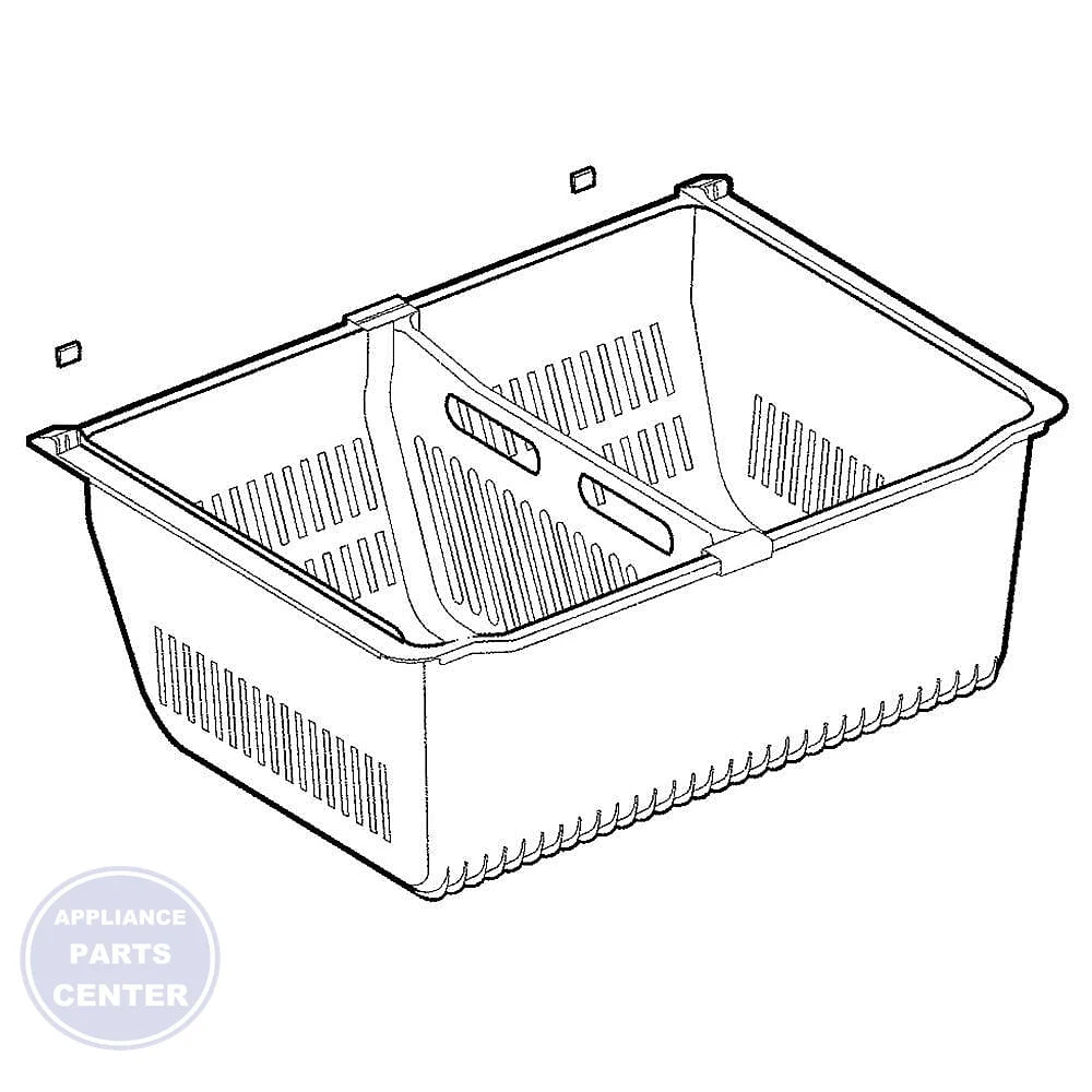 LG DRAWER TRAY ASSEMBLY AJP72909907 - Main view showing spacious storage for LG Refrigerator models