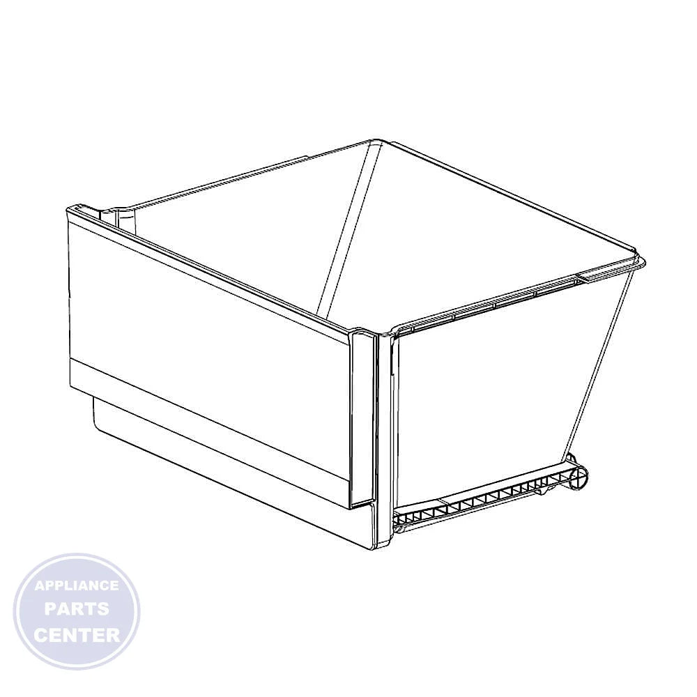 LG DRAWER TRAY ASSEMBLY AJP76401602 - Main view showing spacious storage for LGE models