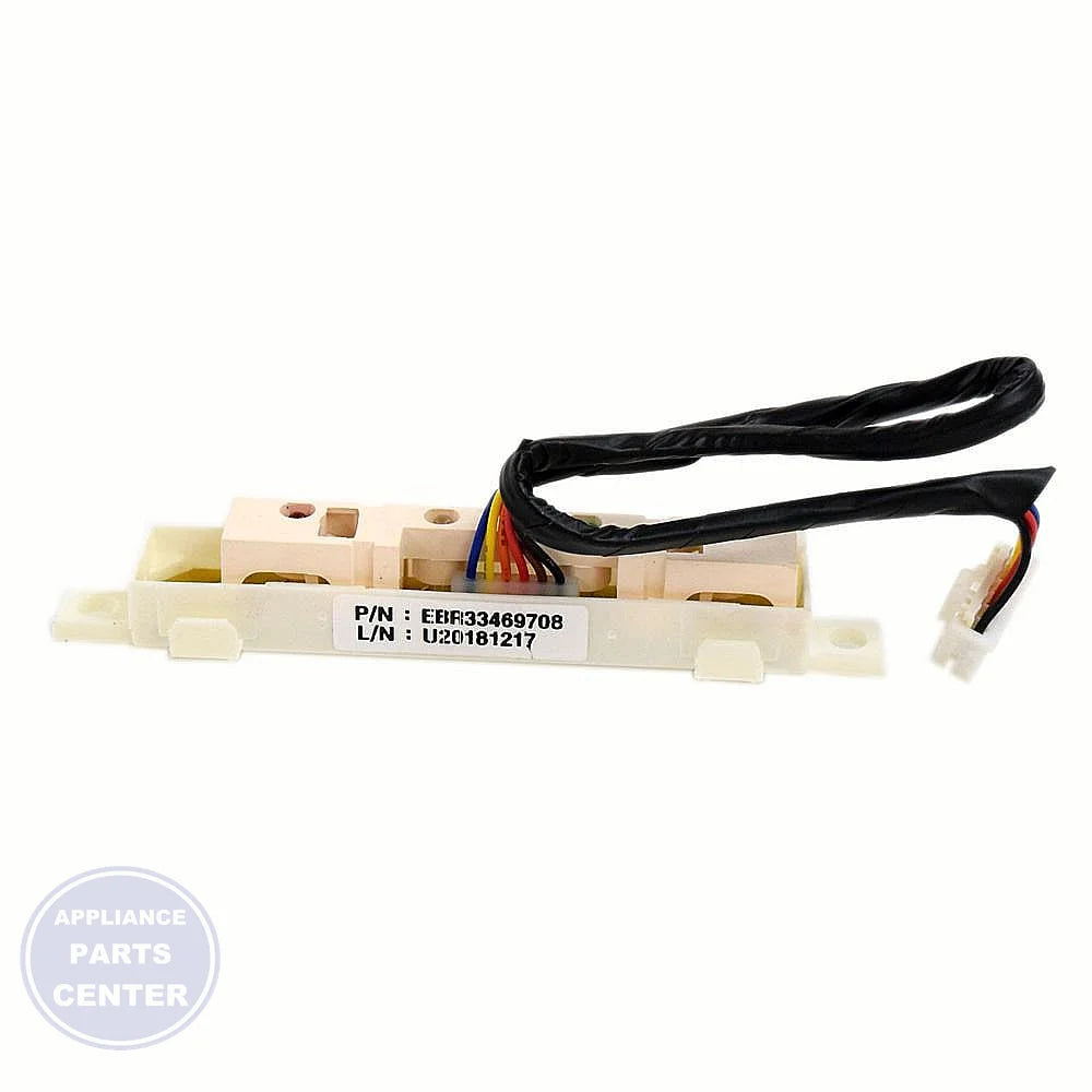 LG FRONT PCB ASSEMBLY EBR33469708 - Main view showing control board for specific LG models