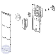 LG GRILLE FAN ASSEMBLY AEB76292101 - Main view showing efficient cooling for LGE Refrigerator