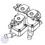 LG INLET VALVE ASSEMBLY 5221ER1003H - Main view showing water flow efficiency for LGE models