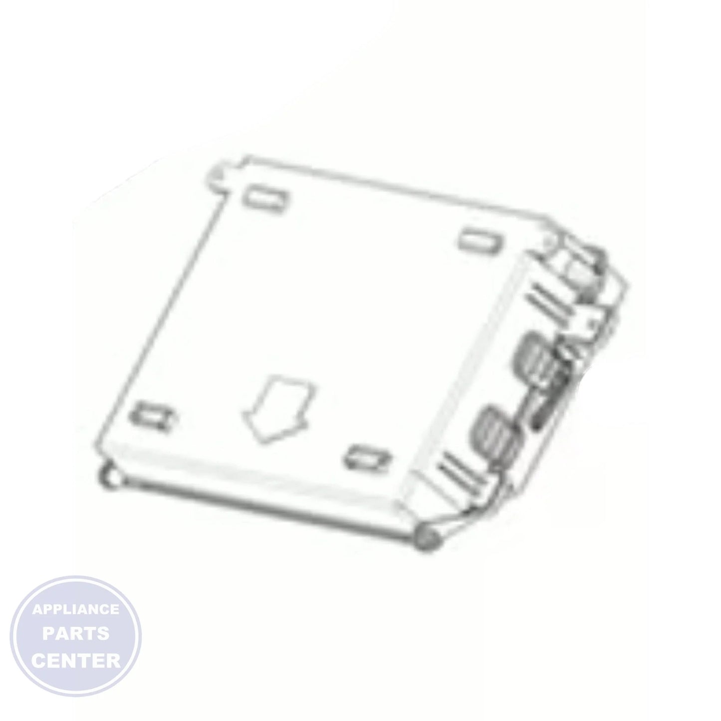 LG MAIN PCB ASSEMBLY EBR31002615 - Main view showing circuit board for LG Dryer models