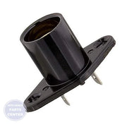 LG MICROWAVE LIGHT SOCKET LAMP HOLDER 6620G00007C - Main view showing bulb compatibility for LG microwaves