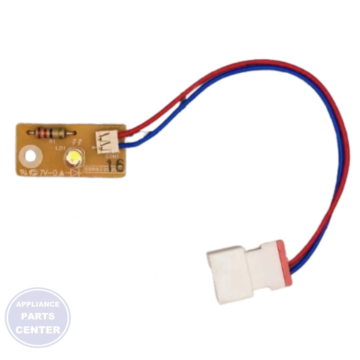 LG REFRIGERATOR CIRCUIT BOARD ASSEMBLY EBR60388516 - Main view showing lighting functionality for specific models