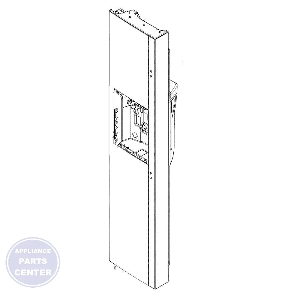 LG REFRIGERATOR DOOR FOAM ASSEMBLY ADD74296443 - Main view showing superior insulation for LG models