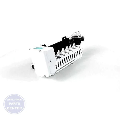 LG REFRIGERATOR ICE MAKER KIT ASSEMBLY AEQ73130006 - Main view showing ice production for LG E models