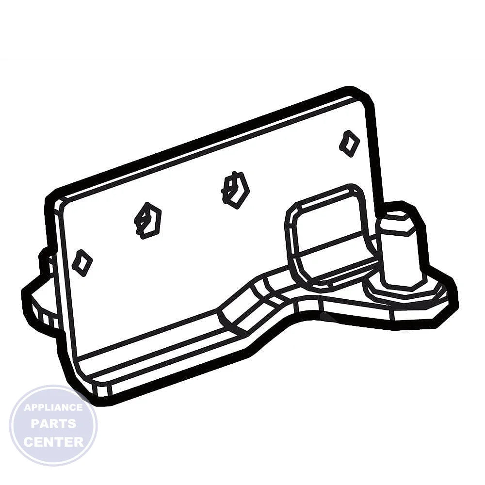 LG REFRIGERATOR LOWER HINGE ASSEMBLY AEH74576203 - Main view showing smooth door operation for specific models