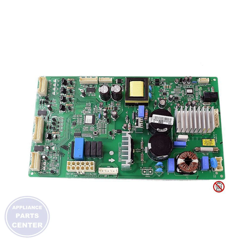 LG REFRIGERATOR MAIN PCB ASSEMBLY EBR78940620 - Main view showing circuit board assembly for LG models