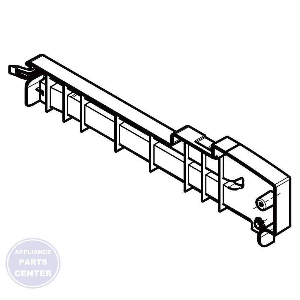 LG REFRIGERATOR RAIL GUIDE ASSEMBLY AEC74897823 - Main view showing smooth movement for LG refrigerator models