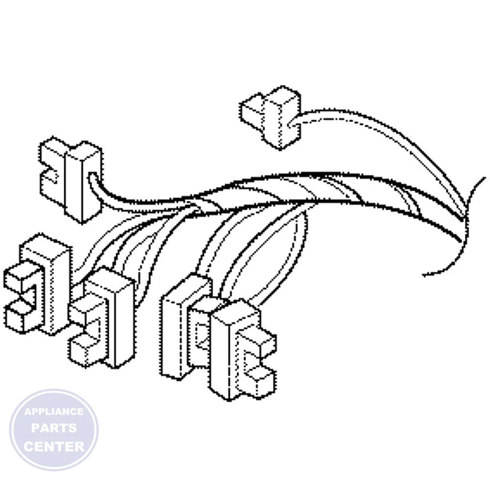 LG SINGLE HARNESS ASSEMBLY EAD63146401 - Main view showing wire connector for LG washing machines