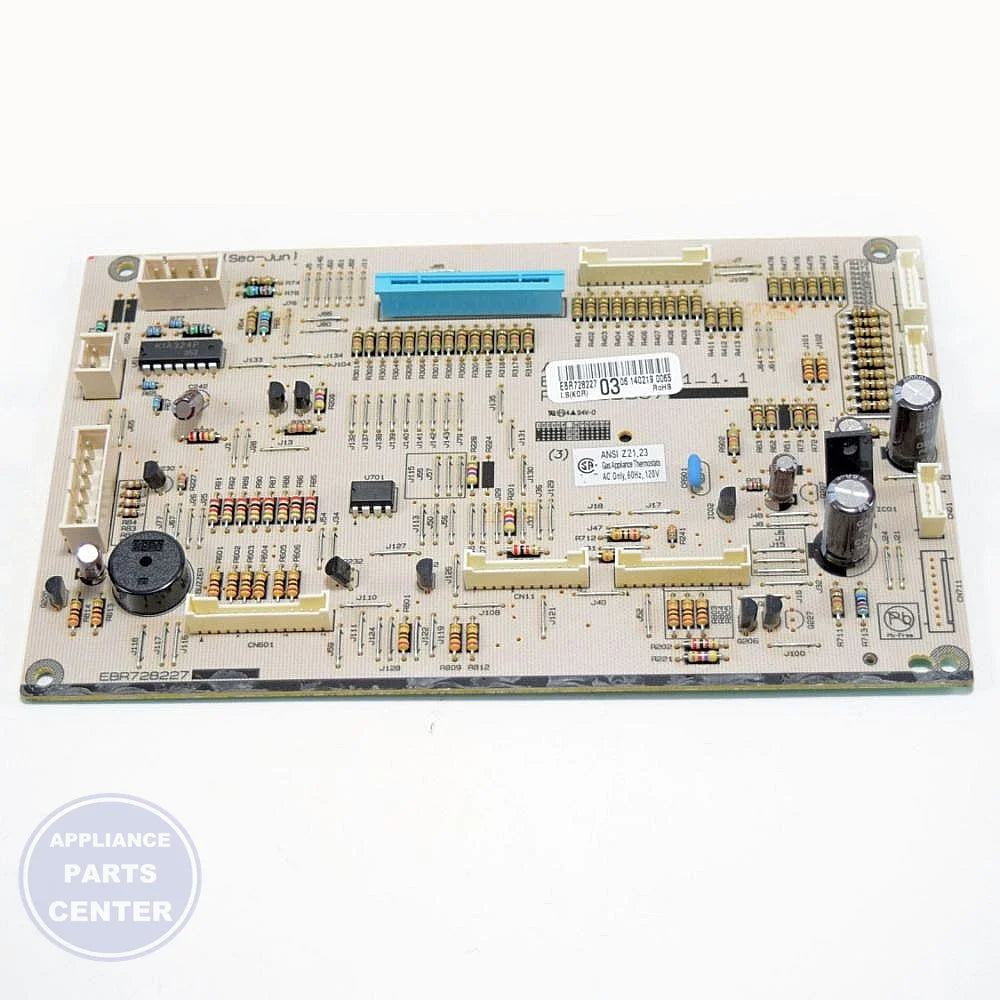 LG SYSTEM PCB ASSEMBLY EBR72822703 - Main view showing electronic components for LGE models