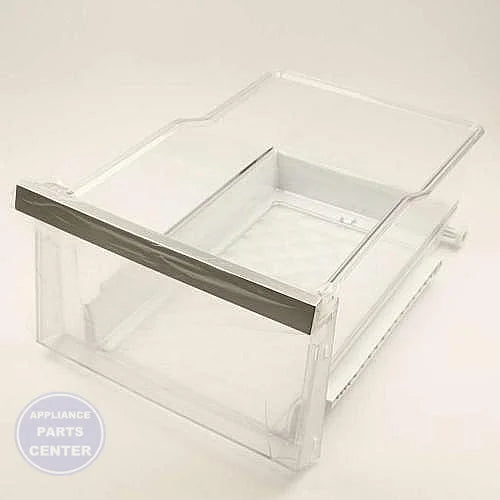 LG VEGETABLE TRAY ASSEMBLY AJP73596409 - Main view showing spacious storage for LDNS22220S